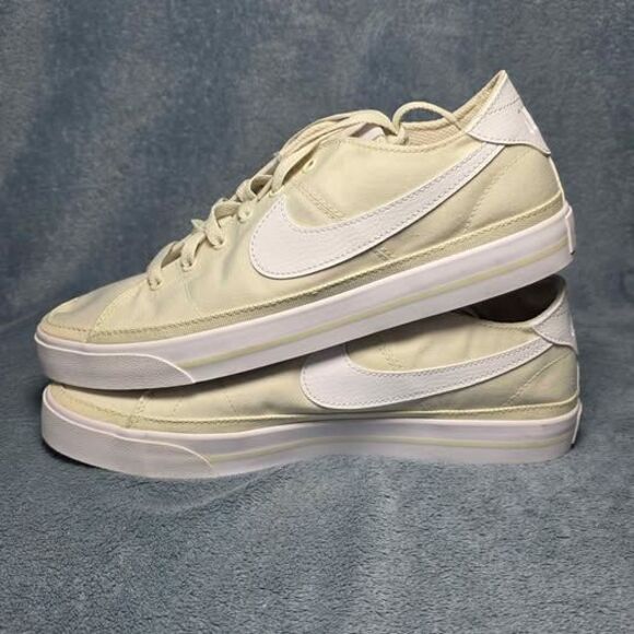 Nike Court Men’s Legacy Canvas Shoes ‘Sea Glass/White\' - Mens Size 10 main image 4